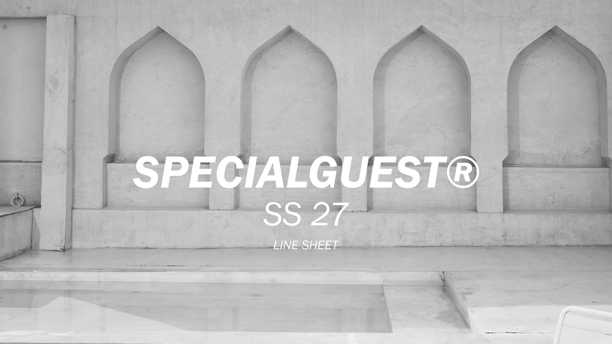 SPECIALGUEST 27SS LINE SHEET – SPECIALGUEST®